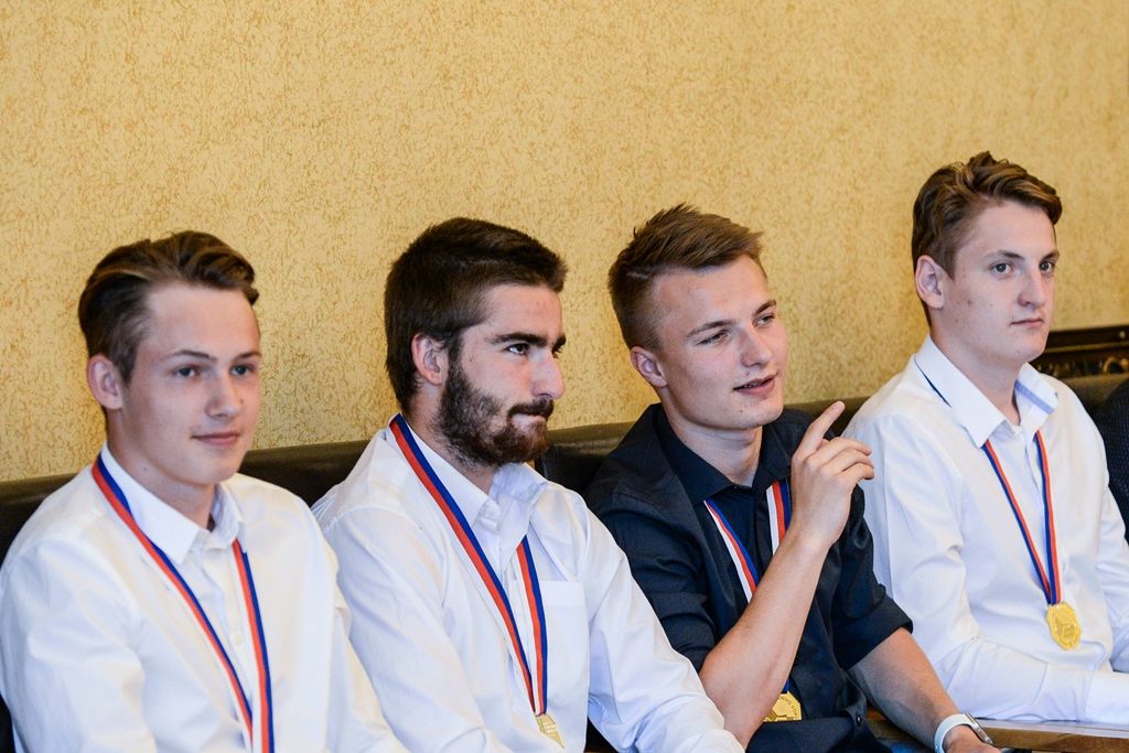 Úspěchy mladých hokejistů HC Plzeň 1929 ocenilo vedení města Plzně (foto: M. Pecuch, 14.6.2017)