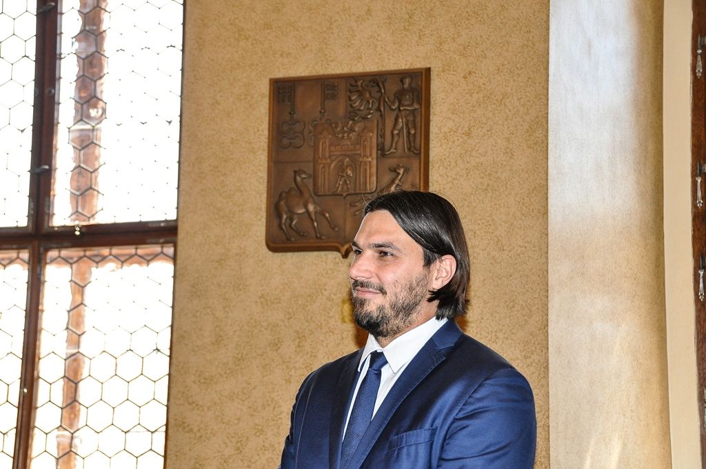 Úspěchy mladých hokejistů HC Plzeň 1929 ocenilo vedení města Plzně (foto: M. Pecuch, 14.6.2017)