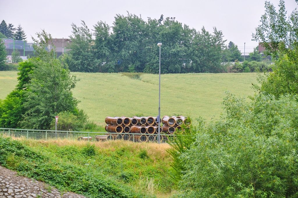 Plzeň dokončila kanalizační řad podél Úslavy (foto: M. Pecuch, 28.6.2017)