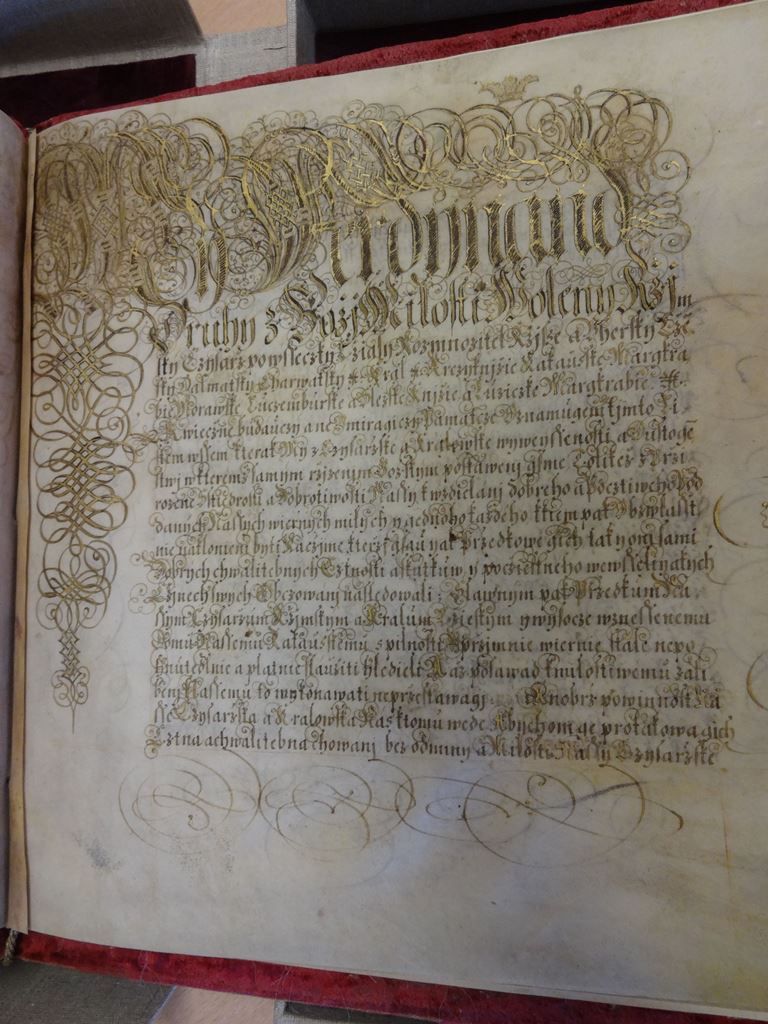 Vzácné dokumenty Plzně se staly archivními kulturními památkami (foto: Archiv města Plzně, 27.7.2017)