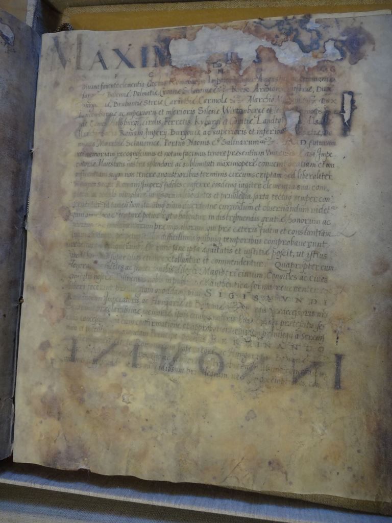 Vzácné dokumenty Plzně se staly archivními kulturními památkami (foto: Archiv města Plzně, 27.7.2017)