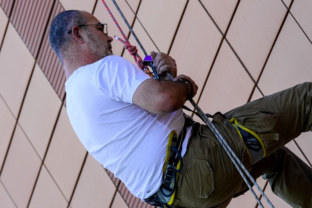 Primátor, hejtman i radní slanili na zkoušku, v pátek tím zahájí Sportmanii (foto: M. Pecuch, 17.8.2017)