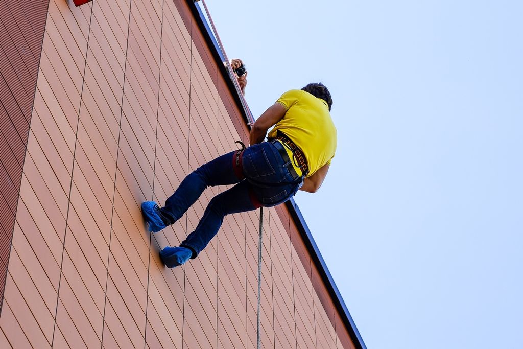 Primátor, hejtman i radní slanili na zkoušku, v pátek tím zahájí Sportmanii (foto: M. Pecuch, 17.8.2017)