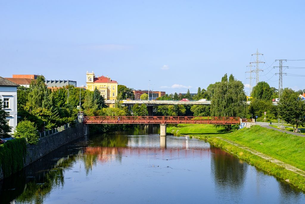 Rekonstrukce mostu Generála Pattona ze Saského mostu (foto: M. Pecuch, 21.8.2017)