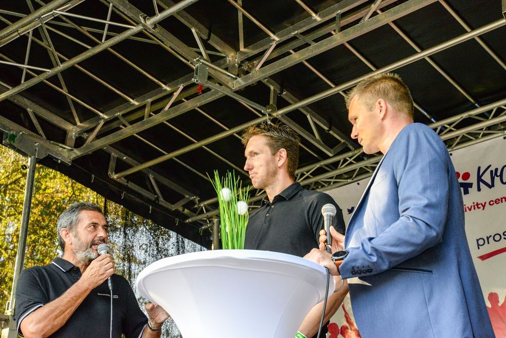 Letní Sportmanie Plzeň - Ve středu přivítala další hosty z řad sportovních osobností, a sice házenkáře Karla Nocara a Jana Štochla. (foto: M. Pecuch, 23.8.2017)