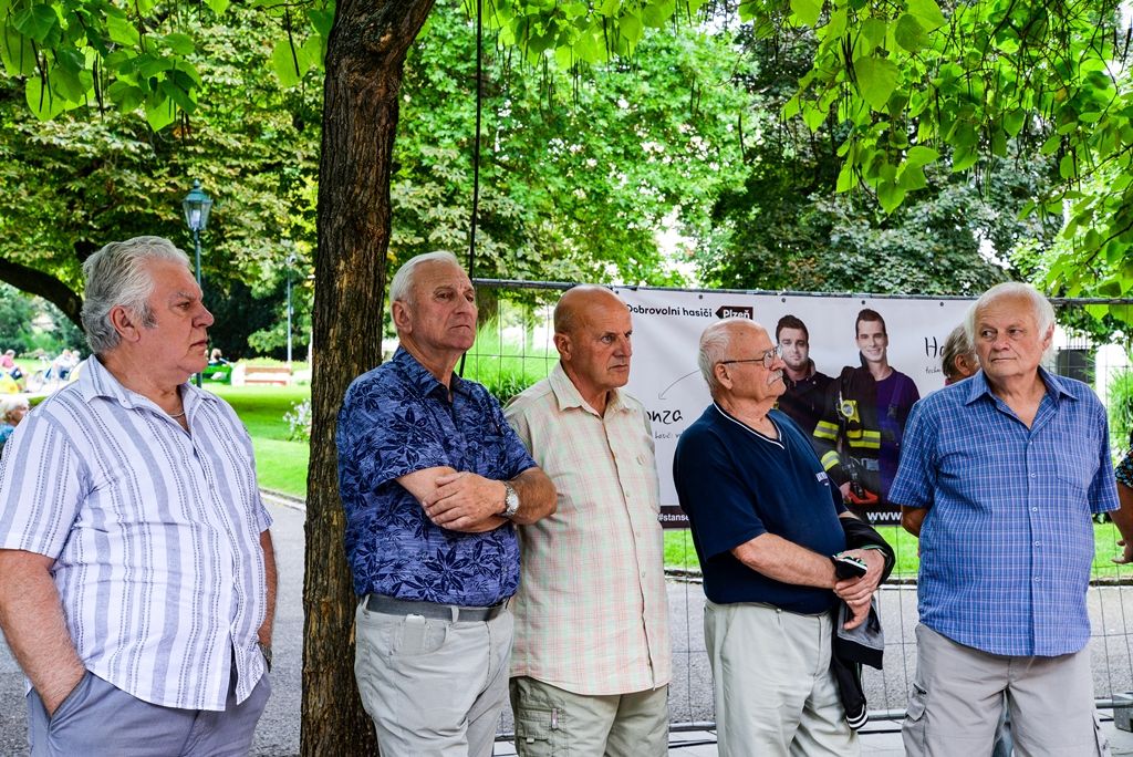 Výstava dobrovolných hasičů připomíná povodeň před 15 lety (foto: M. Pecuch, 24.8.2017)