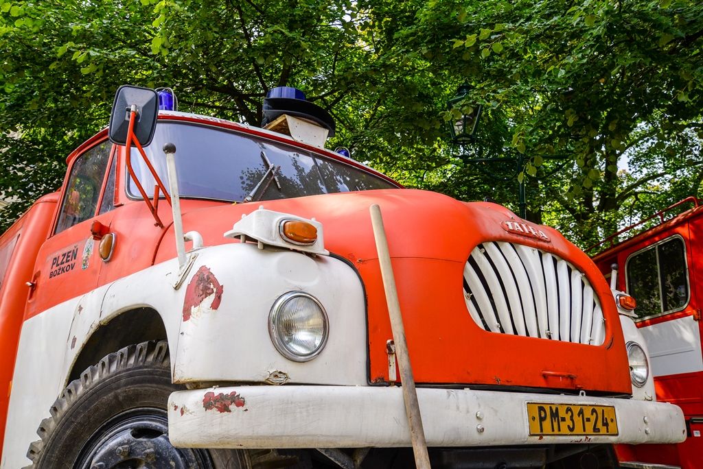 Výstava dobrovolných hasičů připomíná povodeň před 15 lety (foto: M. Pecuch, 24.8.2017)