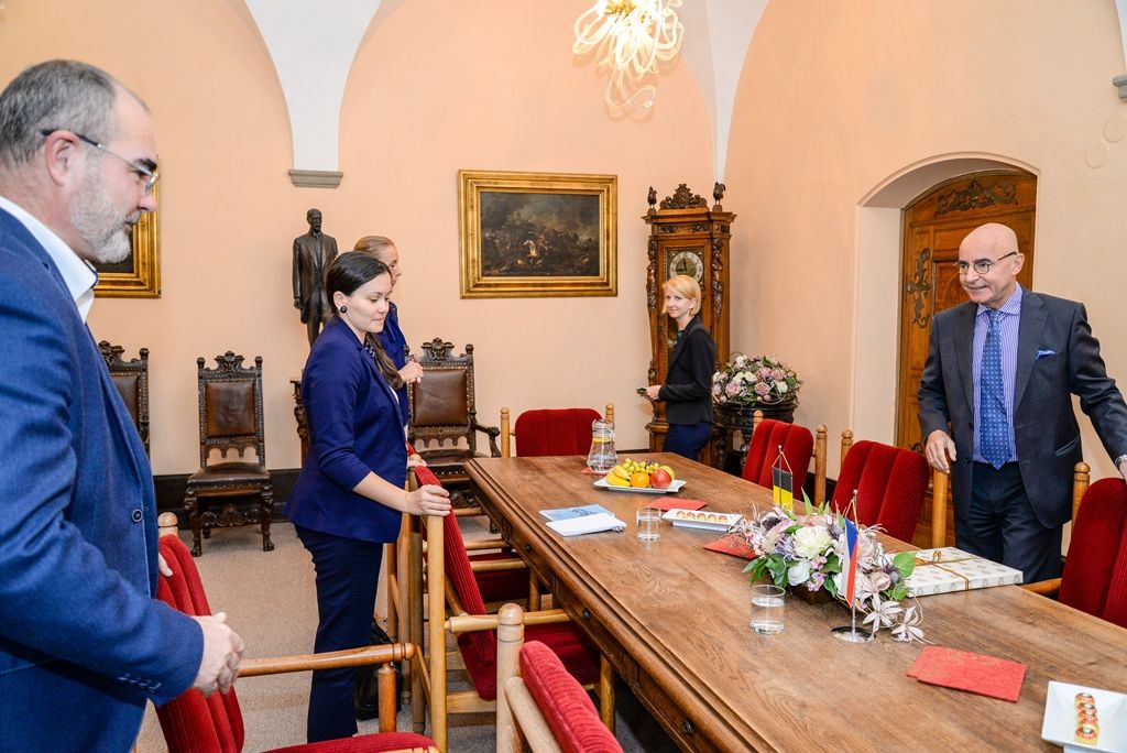 Přijetí J. E. Grégoira Vardakise (foto: M. Pecuch, 6.9.2017)