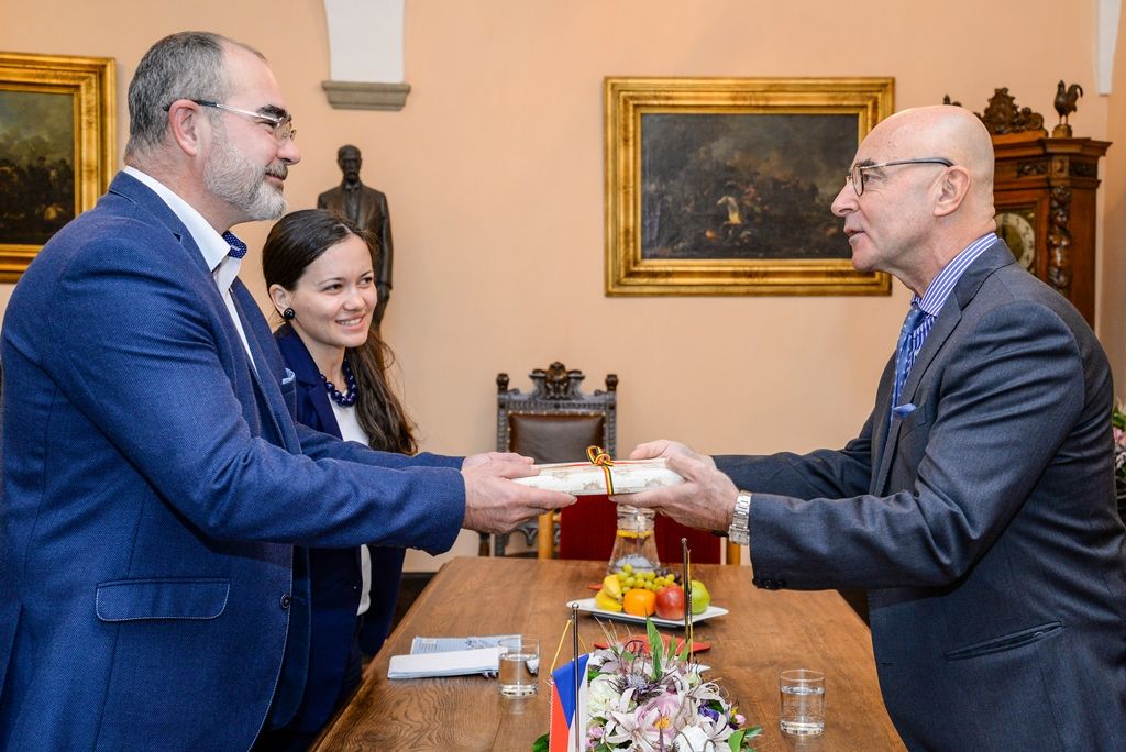 Přijetí J. E. Grégoira Vardakise (foto: M. Pecuch, 6.9.2017)