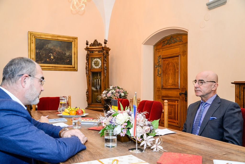 Přijetí J. E. Grégoira Vardakise (foto: M. Pecuch, 6.9.2017)