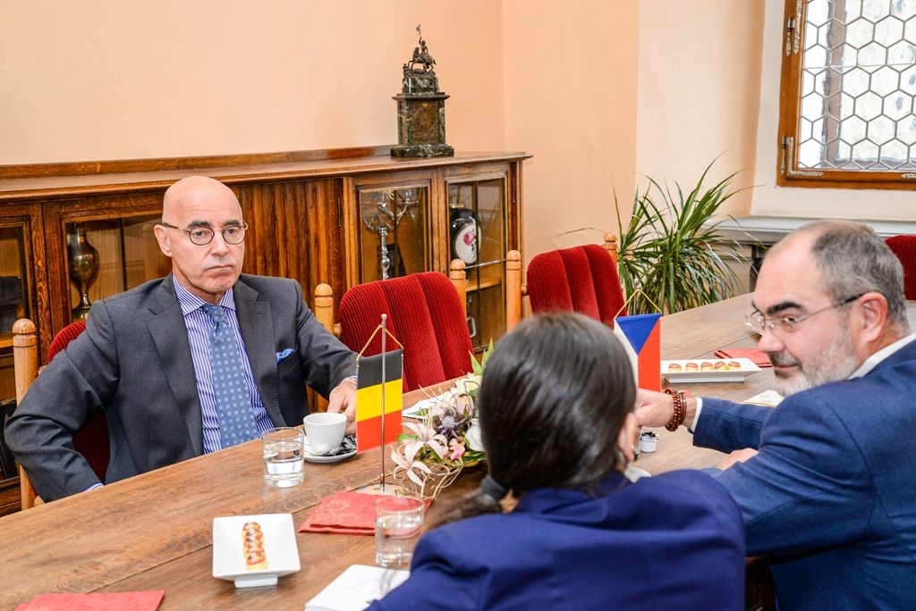 Přijetí J. E. Grégoira Vardakise (foto: M. Pecuch, 6.9.2017)