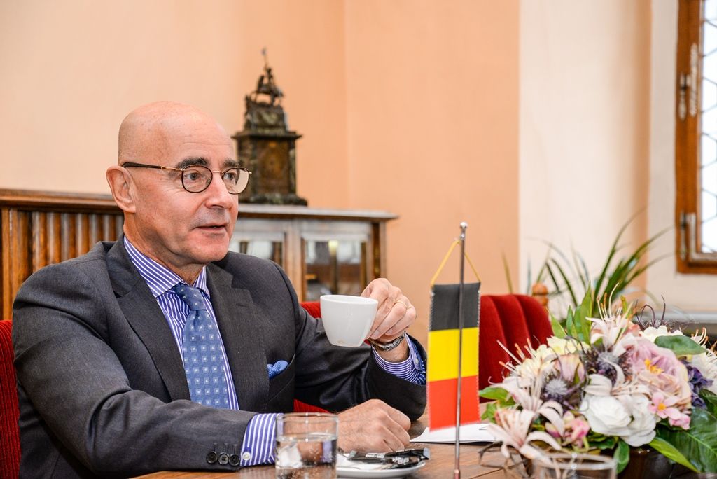 Přijetí J. E. Grégoira Vardakise (foto: M. Pecuch, 6.9.2017)