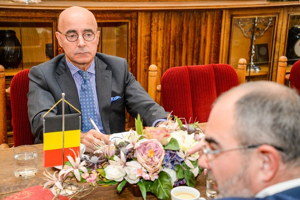 Přijetí J. E. Grégoira Vardakise (foto: M. Pecuch, 6.9.2017)