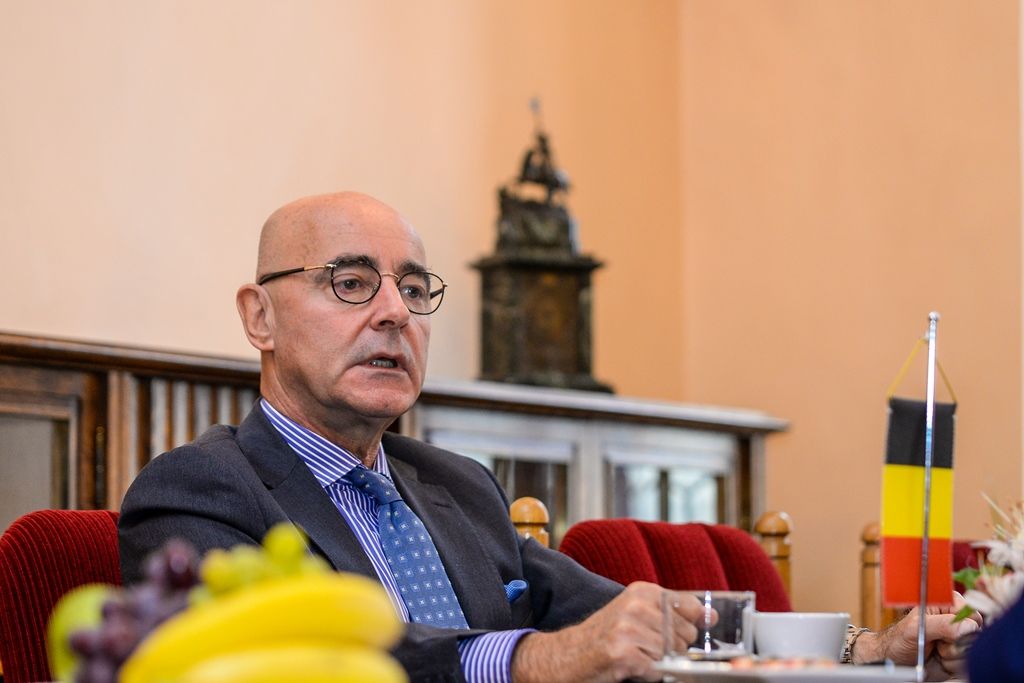 Přijetí J. E. Grégoira Vardakise (foto: M. Pecuch, 6.9.2017)