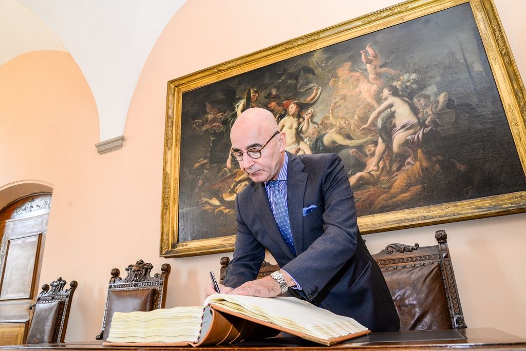 Přijetí J. E. Grégoira Vardakise (foto: M. Pecuch, 6.9.2017)