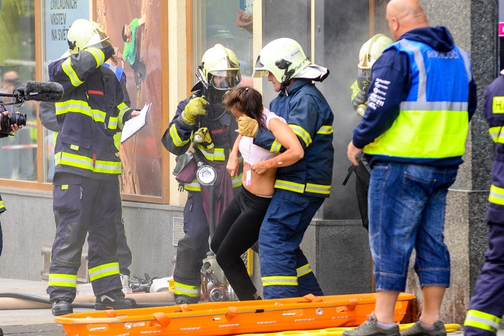 Plzeň má za sebou praktické cvičení složek integrovaného záchranného systému (foto: M. Pecuch, 6.9.2017)
