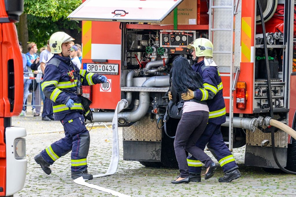 Plzeň má za sebou praktické cvičení složek integrovaného záchranného systému (foto: M. Pecuch, 6.9.2017)