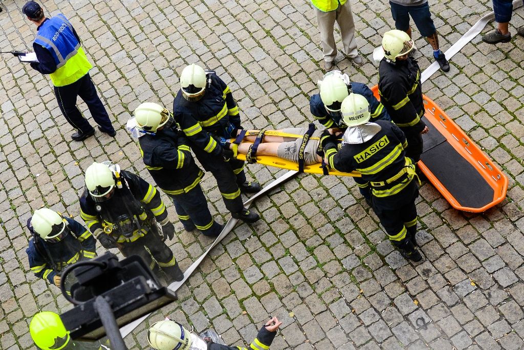 Plzeň má za sebou praktické cvičení složek integrovaného záchranného systému (foto: M. Pecuch, 6.9.2017)