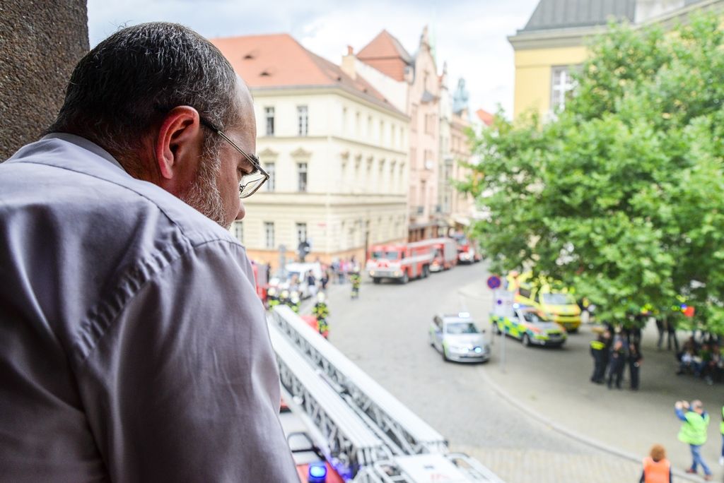 Plzeň má za sebou praktické cvičení složek integrovaného záchranného systému (foto: M. Pecuch, 6.9.2017)
