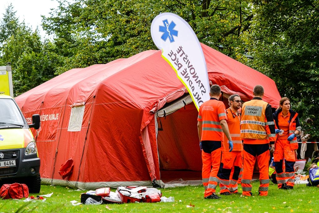 Plzeň má za sebou praktické cvičení složek integrovaného záchranného systému (foto: M. Pecuch, 6.9.2017)