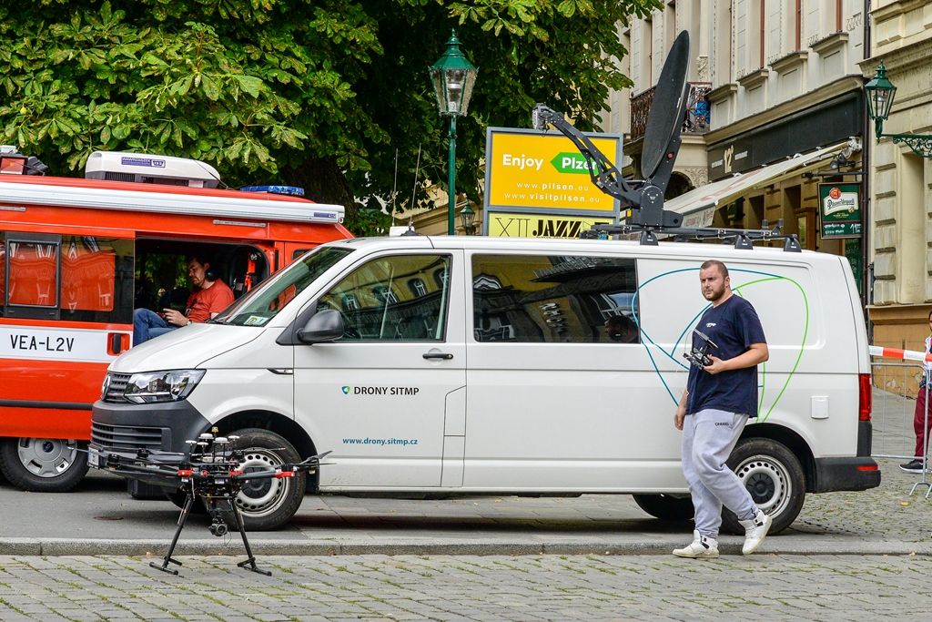 Plzeň má za sebou praktické cvičení složek integrovaného záchranného systému (foto: M. Pecuch, 6.9.2017)