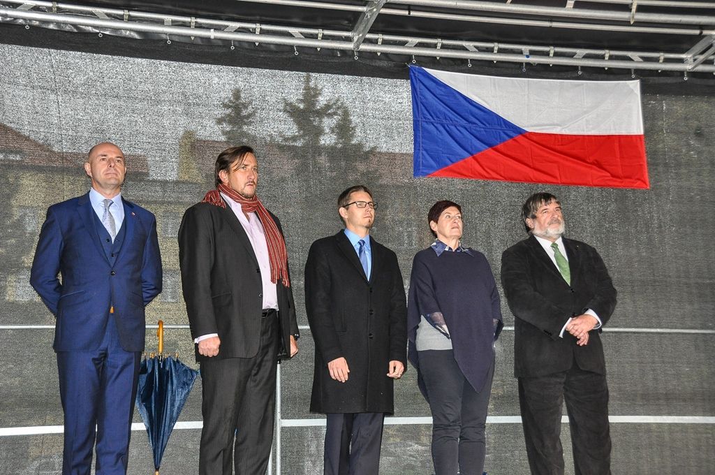 Plzeň si připomněla úmrtí T. G. Masaryka (foto: M. Pecuch, 14.9.2017)