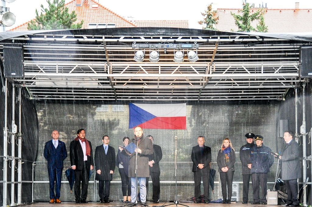 Plzeň si připomněla úmrtí T. G. Masaryka (foto: M. Pecuch, 14.9.2017)