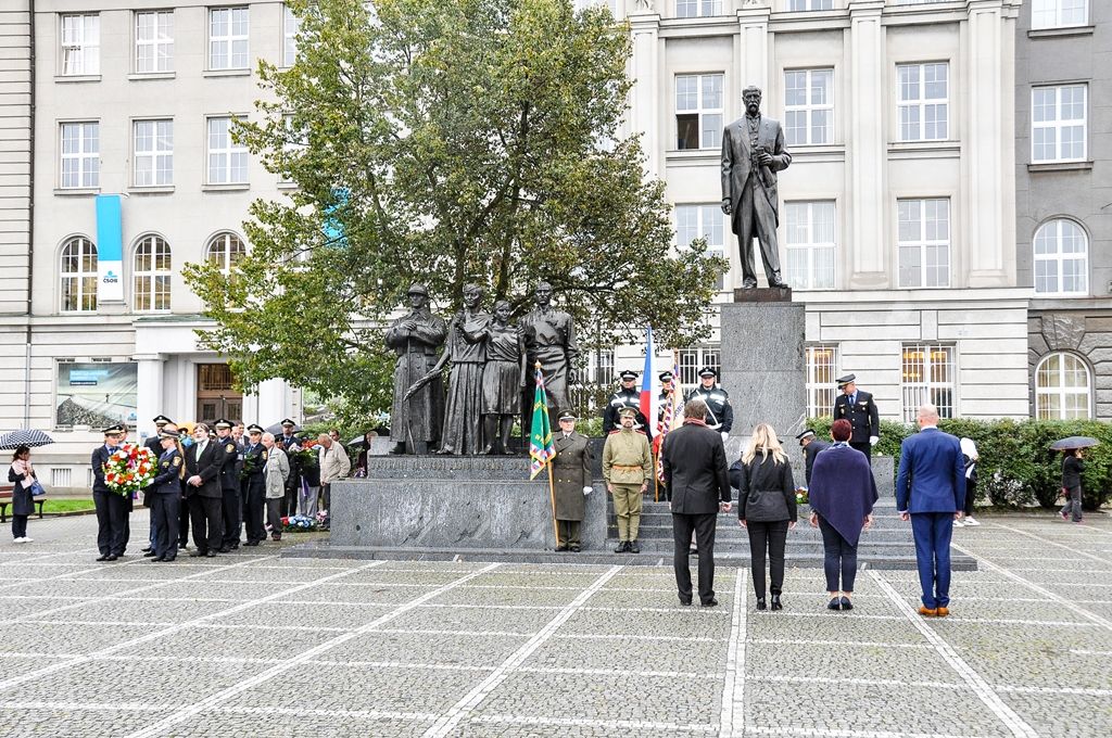 Plzeň si připomněla úmrtí T. G. Masaryka (foto: M. Pecuch, 14.9.2017)