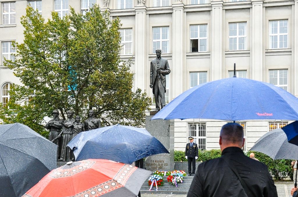 Plzeň si připomněla úmrtí T. G. Masaryka (foto: M. Pecuch, 14.9.2017)