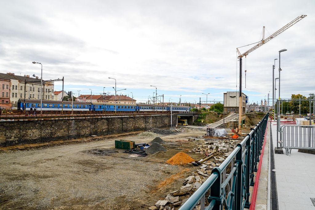 První část modernizace plzeňského hlavního vlakového nádraží byla dokončena (foto: M. Pecuch, 5.10.2017)
