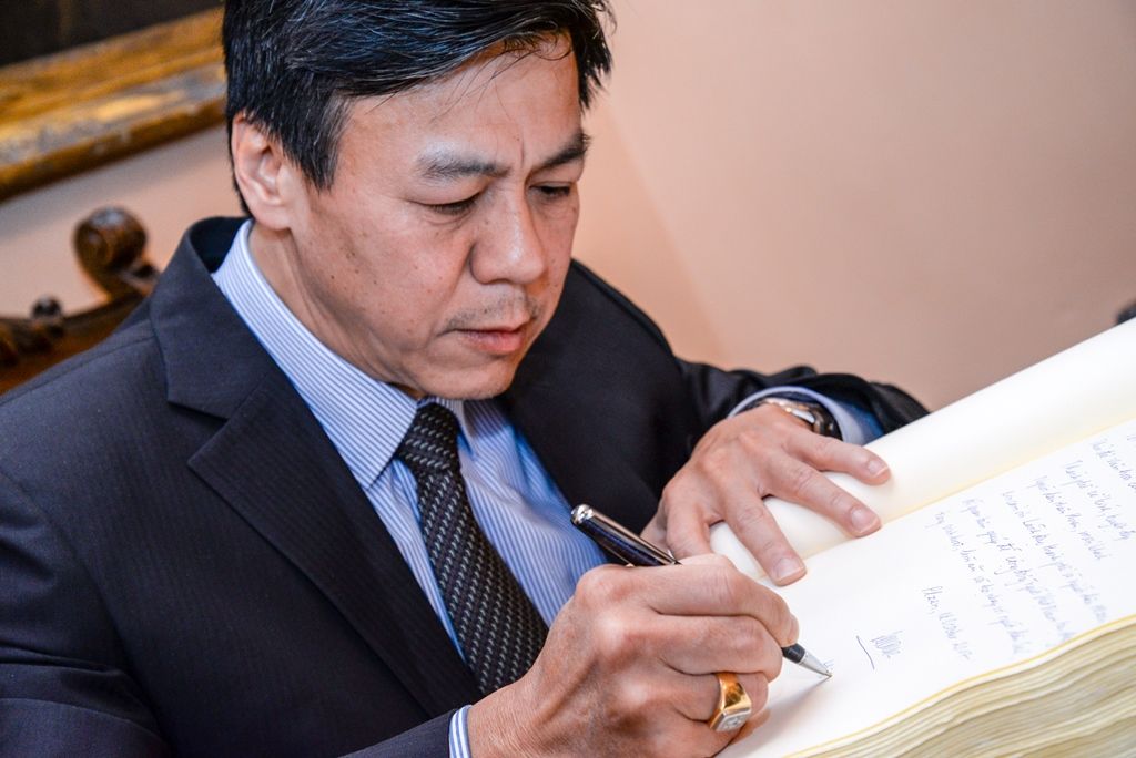 Velvyslanec Vietnamu navštívil Plzeň (foto: M. Pecuch, 12.10.2017)