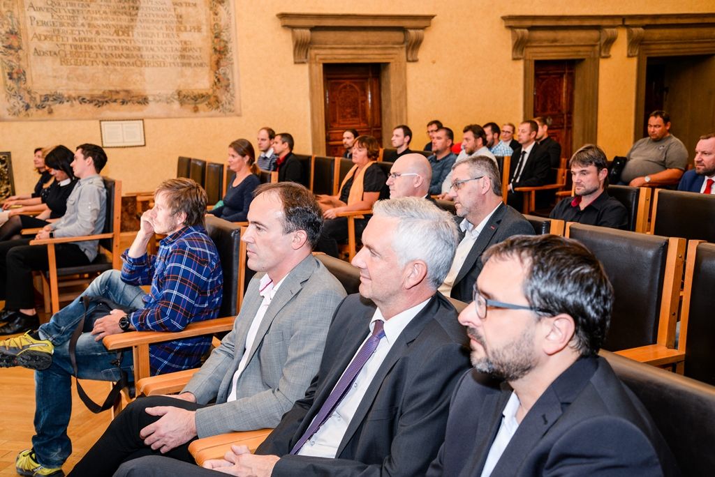 Zástupci města poděkovali partnerům a klubům Letní Sportmanie Plzeň 2017 (foto: M. Pecuch, 17.10.2017)