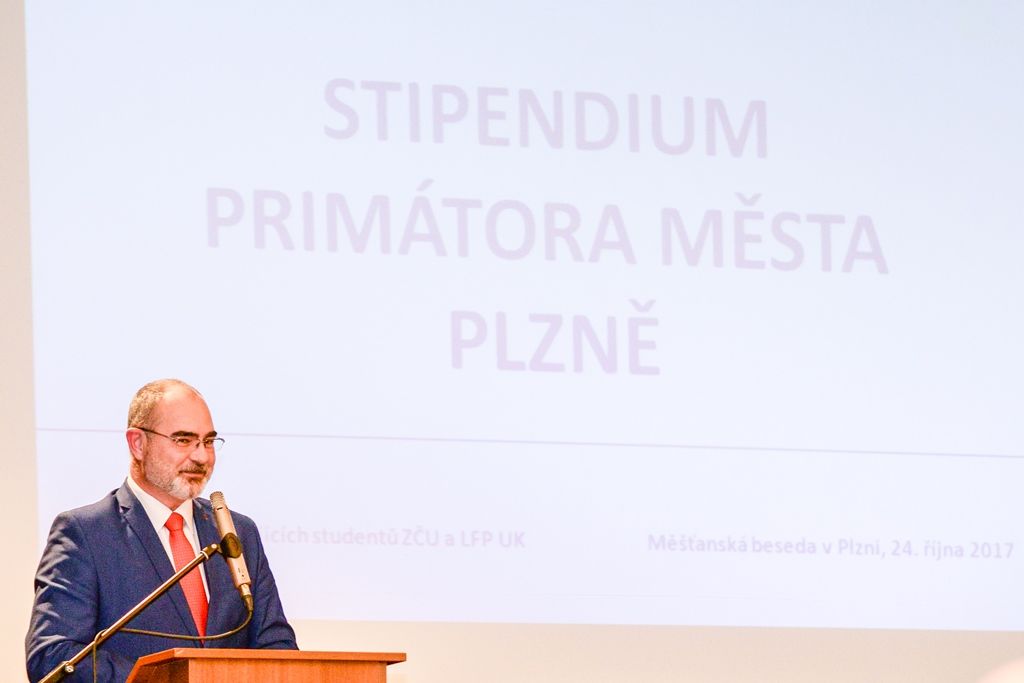 Stipendium města Plzně letos obdrží deset studentů (foto: M. Pecuch, 24.10.2017)