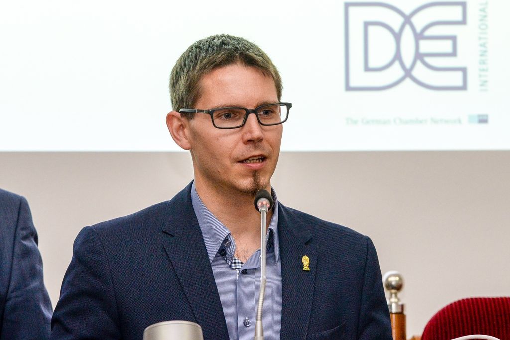 Zástupci vysoké školy v Bavorsku navštívili Plzeň (foto: M. Pecuch, 1.11.2017)