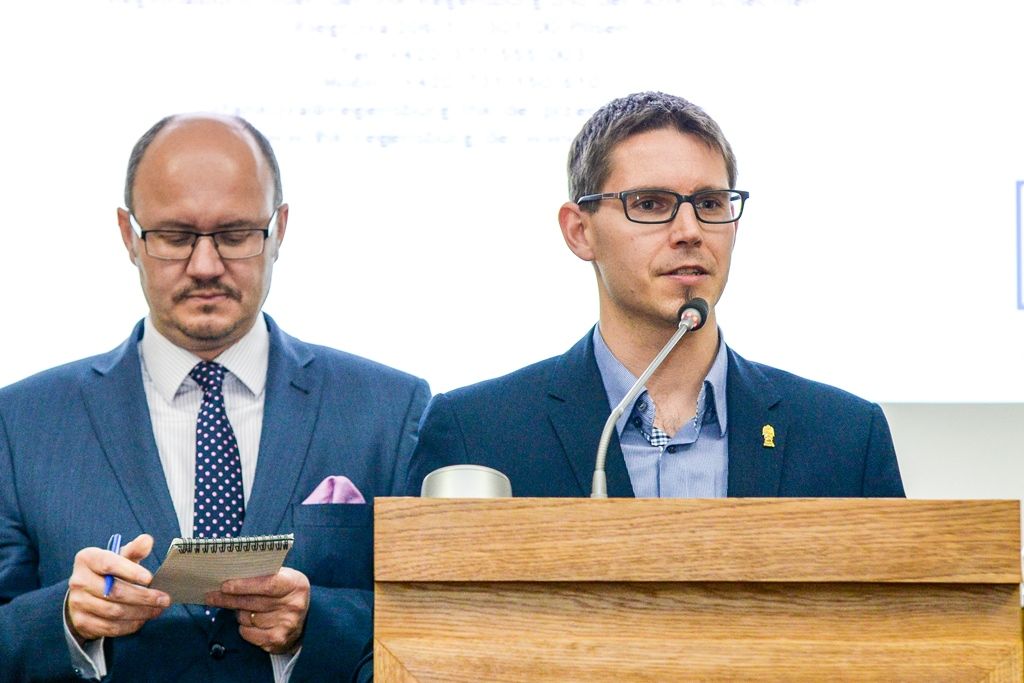 Zástupci vysoké školy v Bavorsku navštívili Plzeň (foto: M. Pecuch, 1.11.2017)