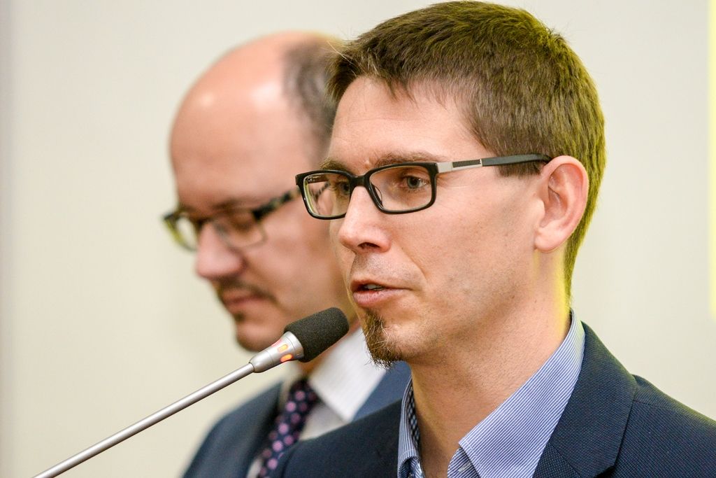 Zástupci vysoké školy v Bavorsku navštívili Plzeň (foto: M. Pecuch, 1.11.2017)