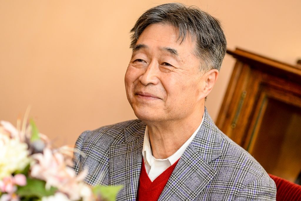 Japonský mistr aikido navštívil plzeňskou radnici (foto: M. Pecuch, 15.11.2017)