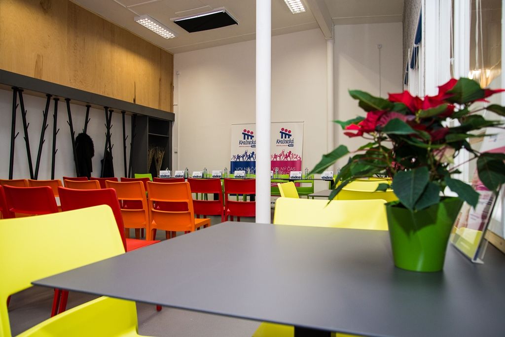 Nové centrum pro sport, tanec a umění Krašovská Aktivity centrum Plzeň (foto: M. Pecuch, 21.11.2017)