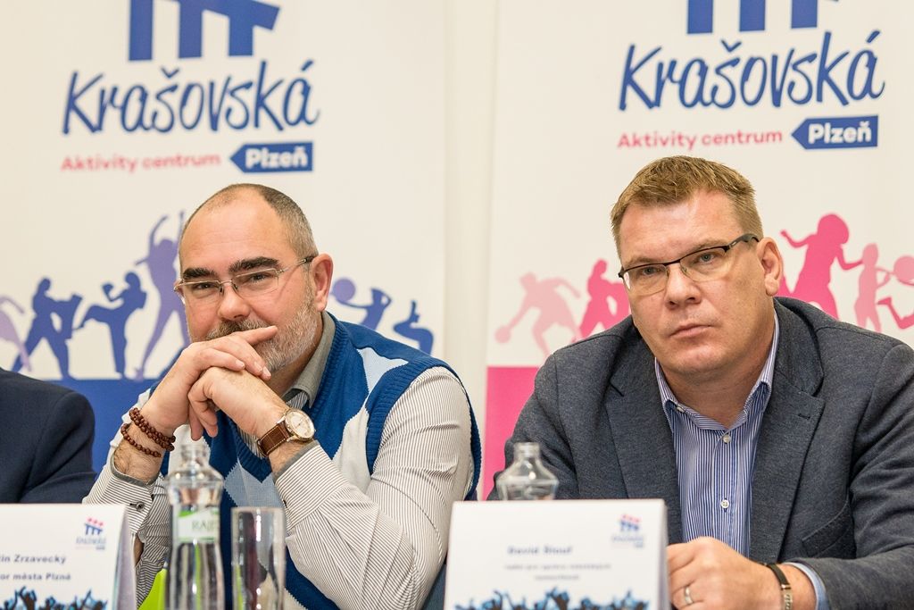 Nové centrum pro sport, tanec a umění Krašovská Aktivity centrum Plzeň (foto: M. Pecuch, 21.11.2017)