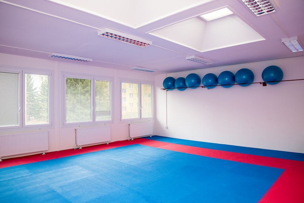 Nové centrum pro sport, tanec a umění Krašovská Aktivity centrum Plzeň (foto: M. Pecuch, 21.11.2017)