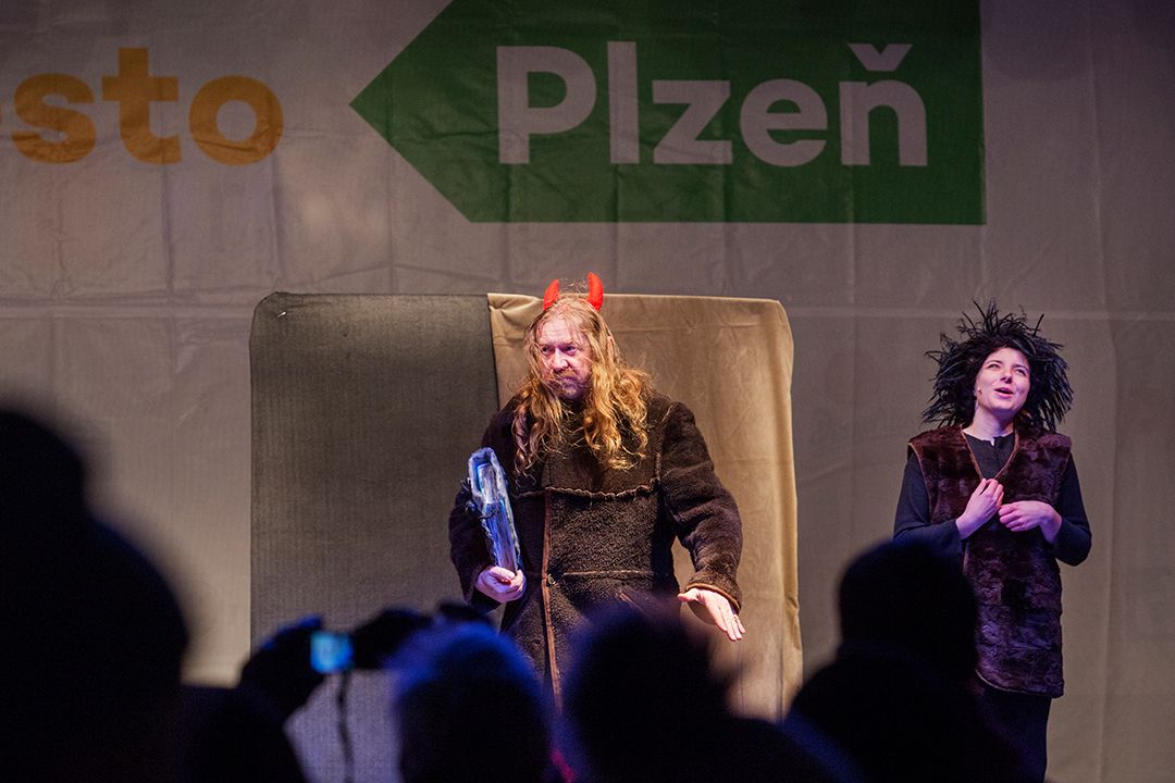 Vánoční strom v Plzni (foto: M. Chaloupka, 3.12.2017)