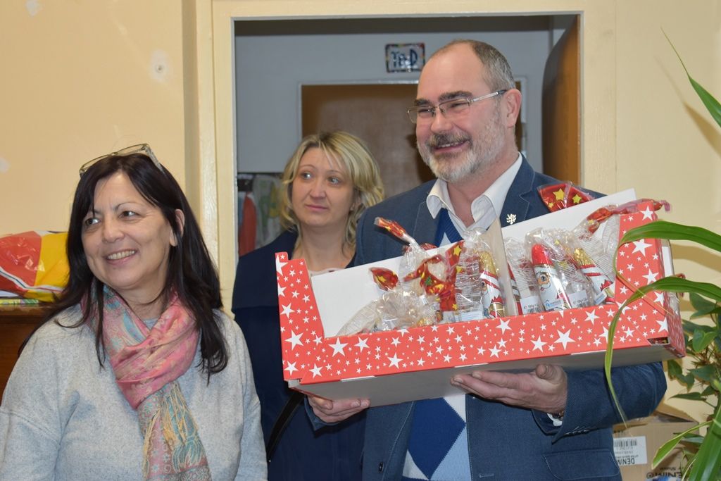 Primátor navštívil mikulášskou besídku dětí ze speciální školy (foto: E. Barborková, 5.12.2017)