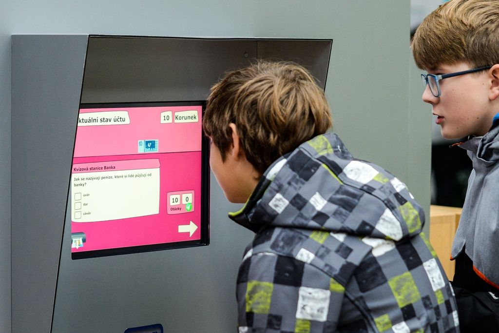 Výstava Jak se točí peníze (foto: M. Pecuch, 10.11.2017)