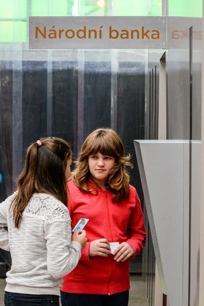 Výstava Jak se točí peníze (foto: M. Pecuch, 10.11.2017)