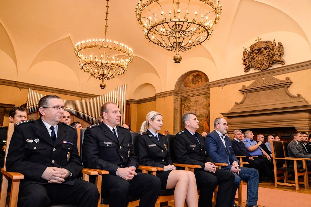 Plzeň ocenila mimořádné činy při záchraně lidského života a majetku (foto: M. Pecuch, 6.12.2017)