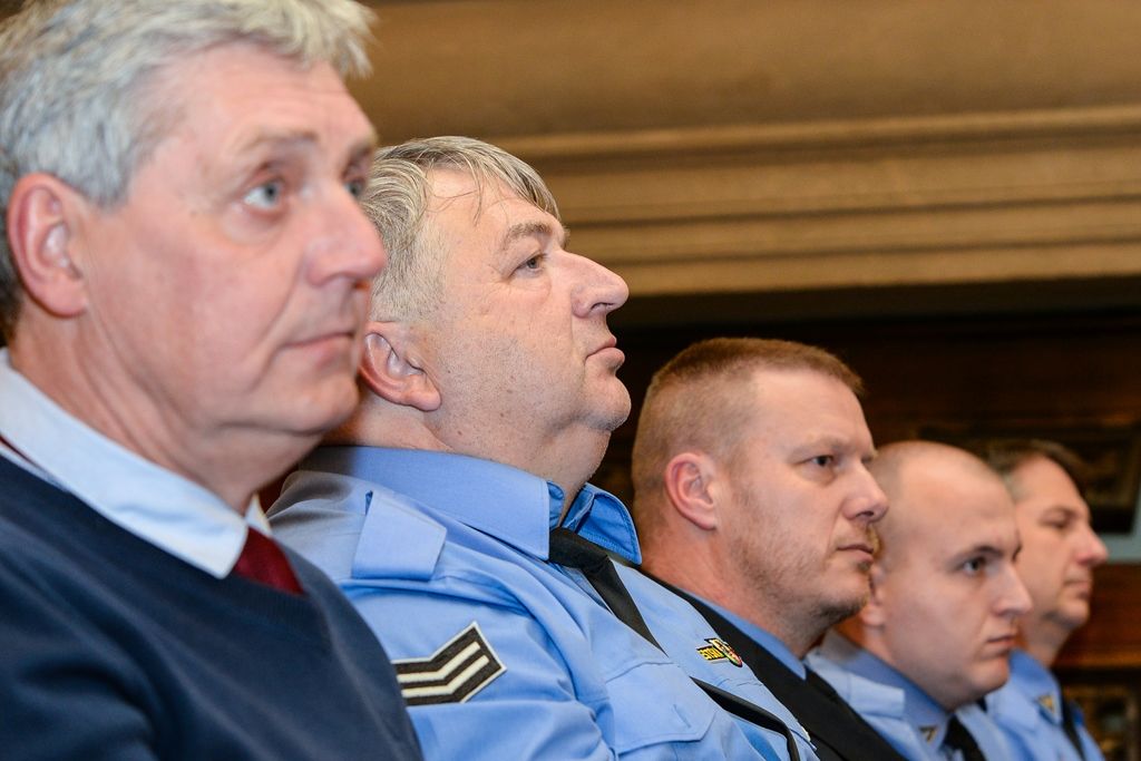 Plzeň ocenila mimořádné činy při záchraně lidského života a majetku (foto: M. Pecuch, 6.12.2017)