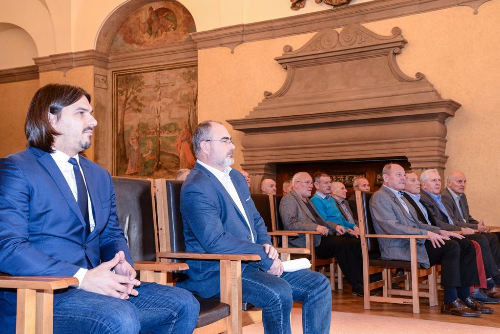 Primátor přijal plzeňské sportovní legendy (foto: M. Pecuch, 13.12.2017)