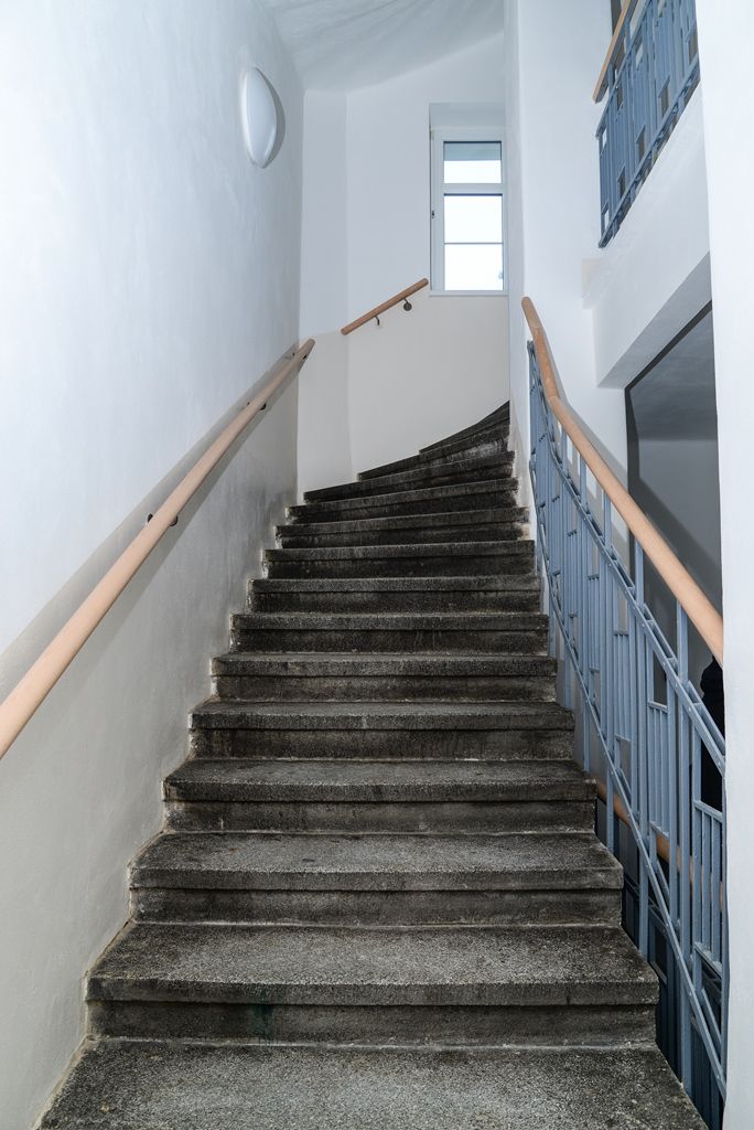 První ze čtyř domů v Plachého ulici byl městem kompletně zrekonstruován (foto: M. Pecuch, 13.12.2017)