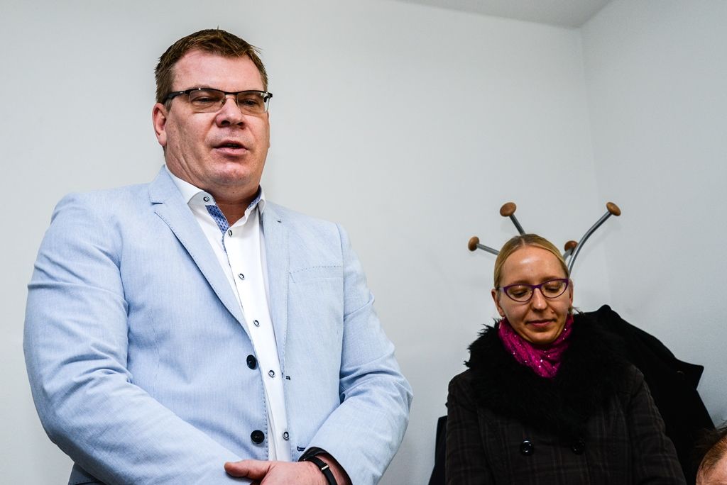 První ze čtyř domů v Plachého ulici byl městem kompletně zrekonstruován (foto: M. Pecuch, 13.12.2017)