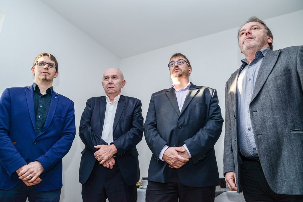 První ze čtyř domů v Plachého ulici byl městem kompletně zrekonstruován (foto: M. Pecuch, 13.12.2017)